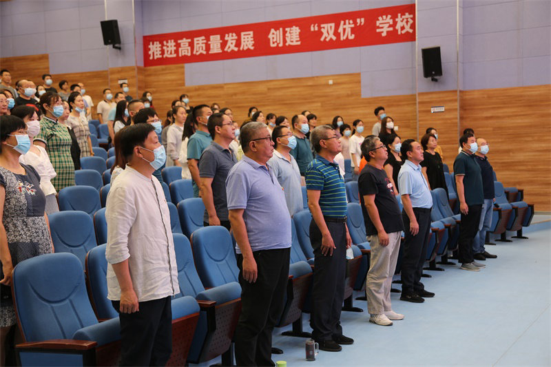 石家庄财经商贸学校组织收看 庆祝中国共产党成立100周年大会